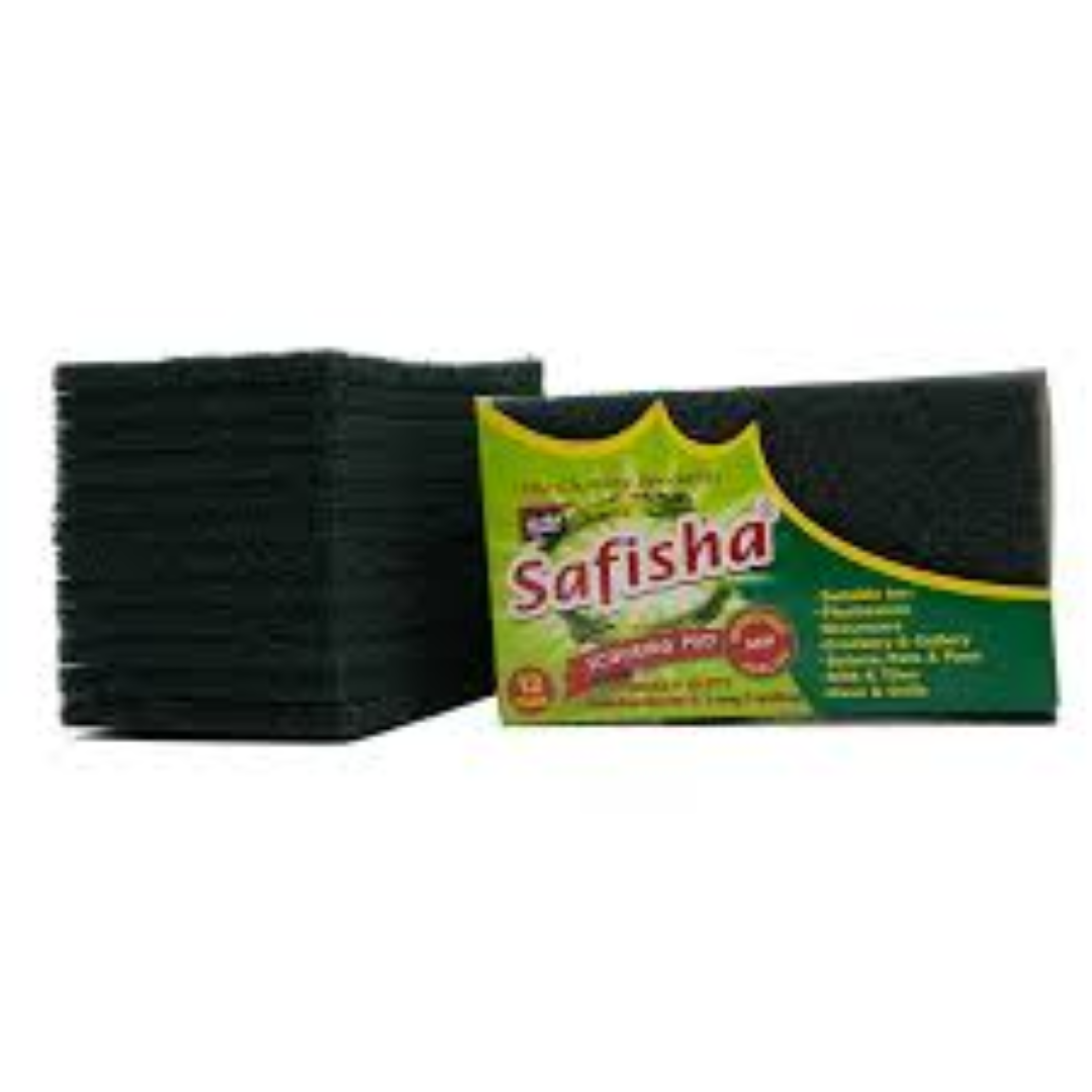 SAFISHA SCOURING PAD 12'S